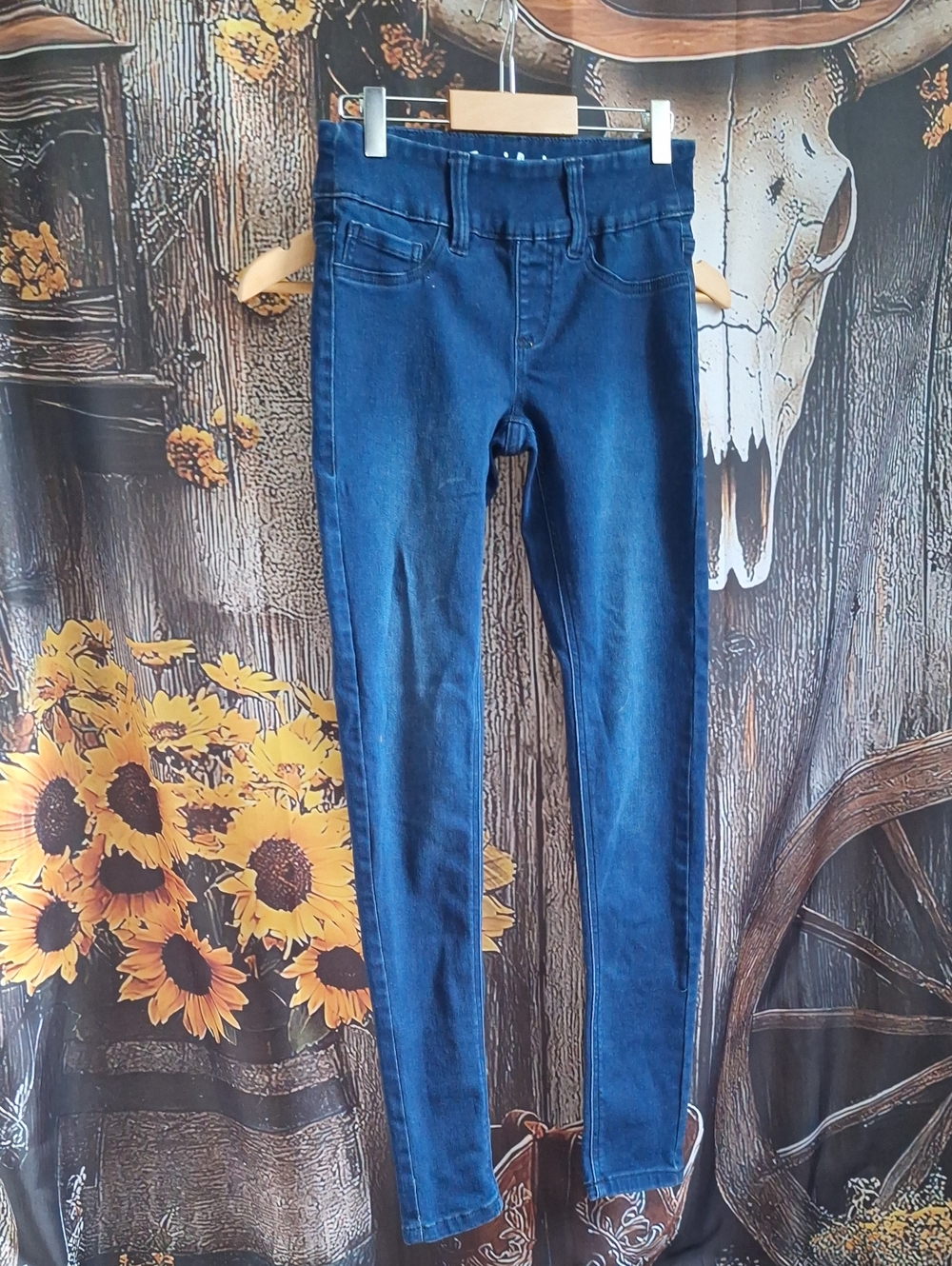 Women's Dark Blue Stretch Jeans